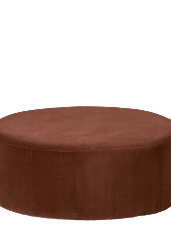 BROSTE COPENHAGEN Wind puf - polyester velour, rund (82)