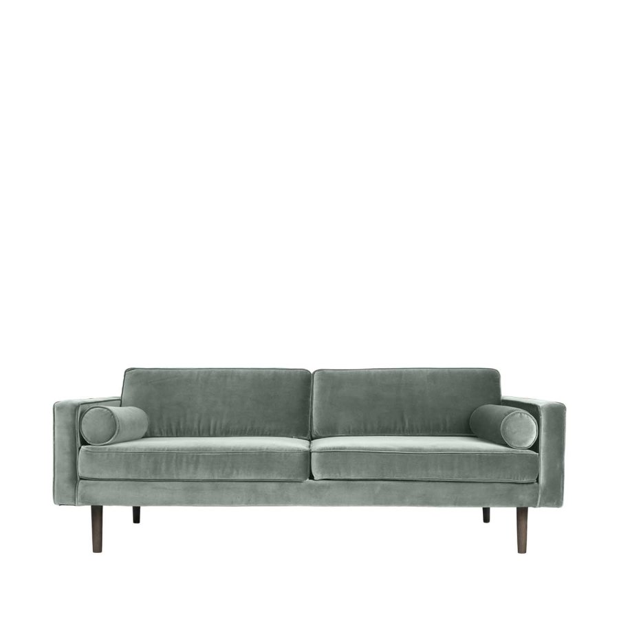 BROSTE COPENHAGEN Wind sofa - grn polyester velour