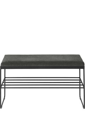 BROSTE COPENHAGEN Gorm bnk - polyester, m. hylde