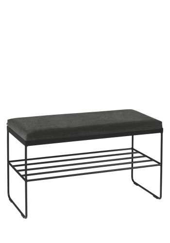 BROSTE COPENHAGEN Gorm bnk - polyester, m. hylde