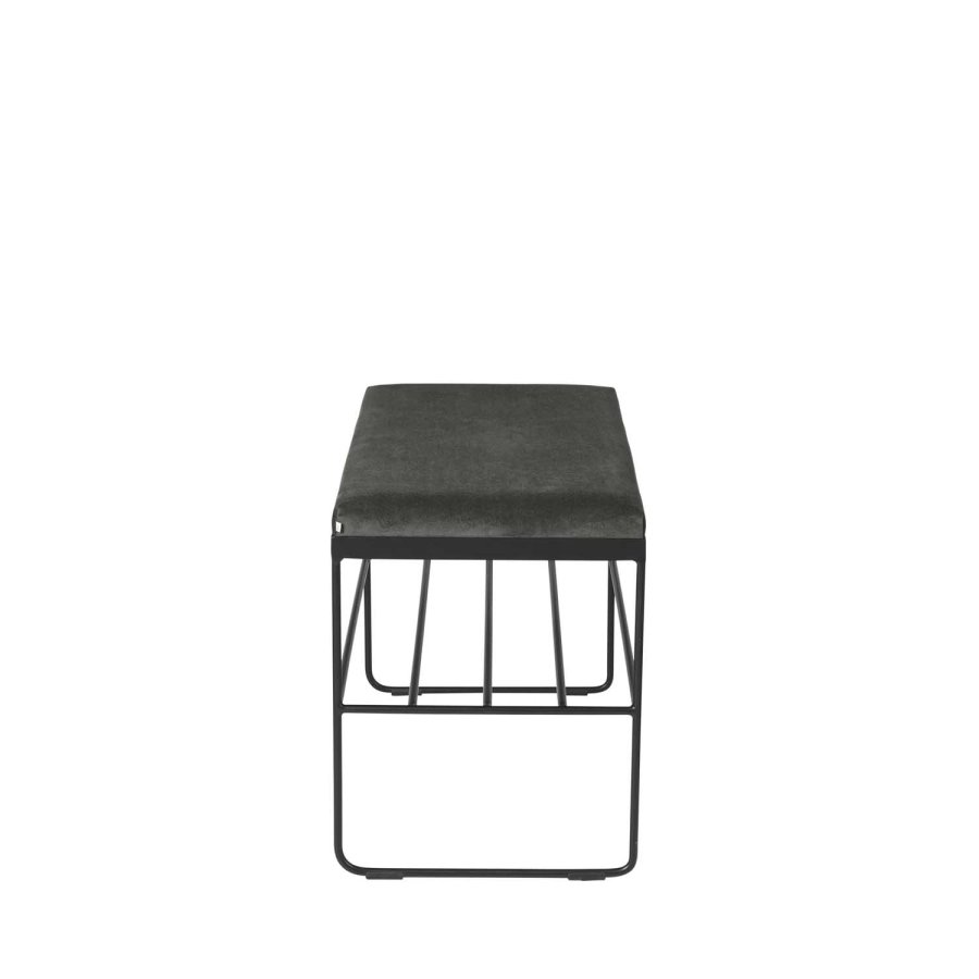 BROSTE COPENHAGEN Gorm bnk - polyester, m. hylde