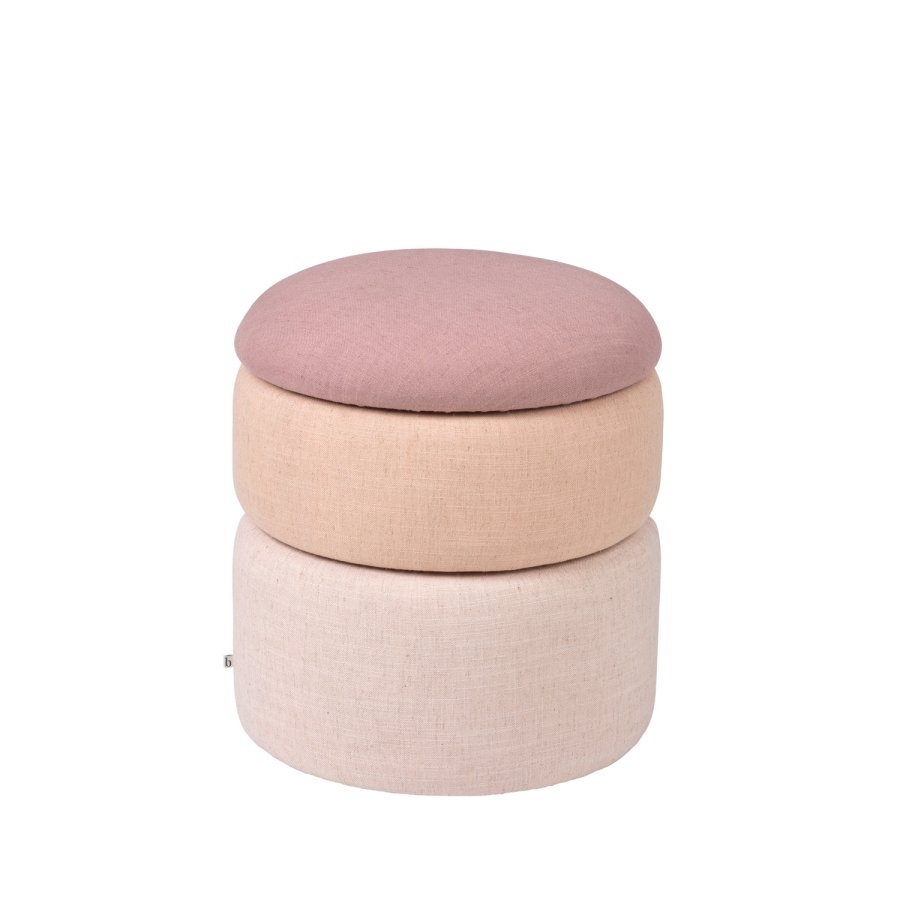 BROSTE COPENHAGEN Pond puf - rosa polyester (38)