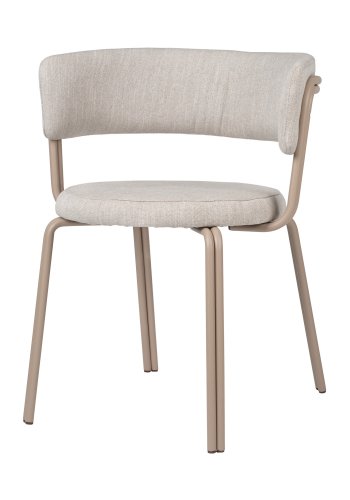 BROSTE COPENHAGEN Oda spisebordsstol - gr stof og jern