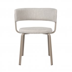 BROSTE COPENHAGEN Oda spisebordsstol - gr stof og jern