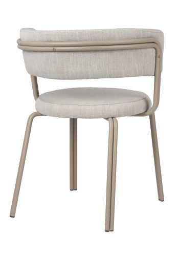 BROSTE COPENHAGEN Oda spisebordsstol - gr stof og jern