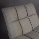 DUTCHBONE Bar loungestol - lysegr polyester og sort stl