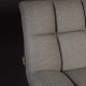 DUTCHBONE Bar loungestol - lysegr polyester og sort stl