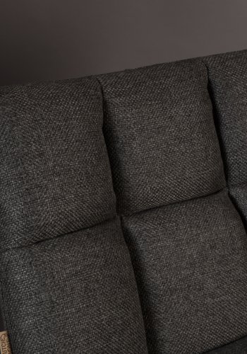 DUTCHBONE Bar loungestol - mrkegr polyester og sort stl