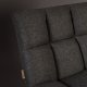 DUTCHBONE Bar loungestol - mrkegr polyester og sort stl