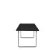 BROSTE COPENHAGEN Berit spisebord, rektangulr - sort asketrsfinér og sort stl (180x80)