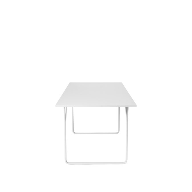 BROSTE COPENHAGEN Berit spisebord, rektangulr - gr asketrsfinér og gr stl (180x80)