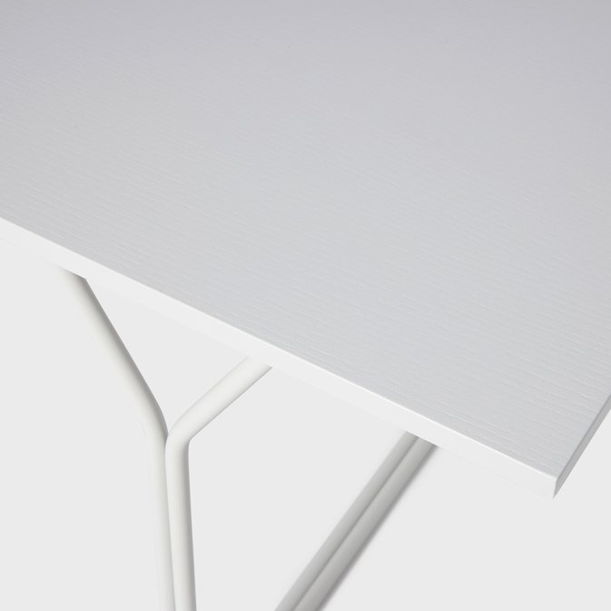 BROSTE COPENHAGEN Berit spisebord, rektangulr - gr asketrsfinér og gr stl (180x80)