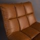 DUTCHBONE Bar loungestol - brun PU og sort stl