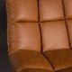 DUTCHBONE Bar loungestol - brun PU og sort stl