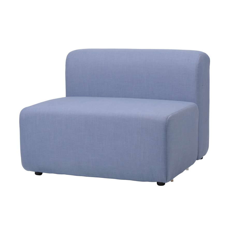 BROSTE COPENHAGEN Lagoon modul stol - lysebl stof