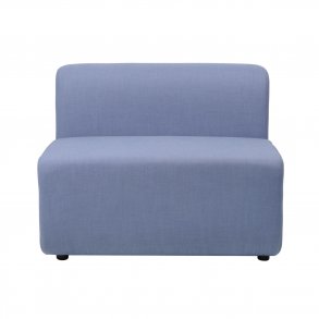 BROSTE COPENHAGEN Lagoon modul stol - lysebl stof