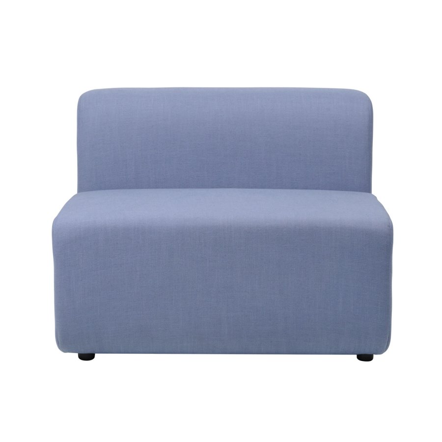 BROSTE COPENHAGEN Lagoon modul stol - lysebl stof