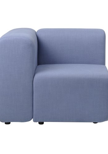 BROSTE COPENHAGEN Lagoon modul hjre hjrne - lysebl stof