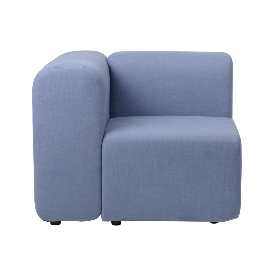 BROSTE COPENHAGEN Lagoon modul hjre hjrne - lysebl stof