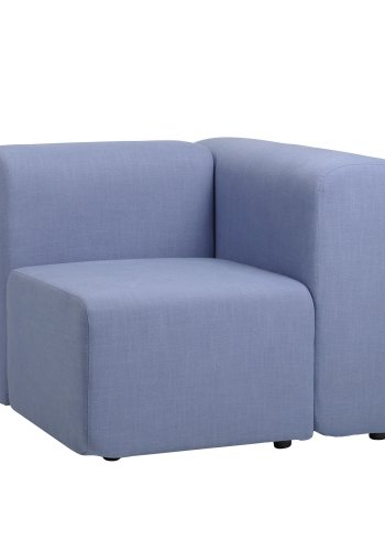 BROSTE COPENHAGEN Lagoon modul venstre hjrne - lysebl stof