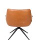 ZUIVER Doulton Lounge stol vintage brun