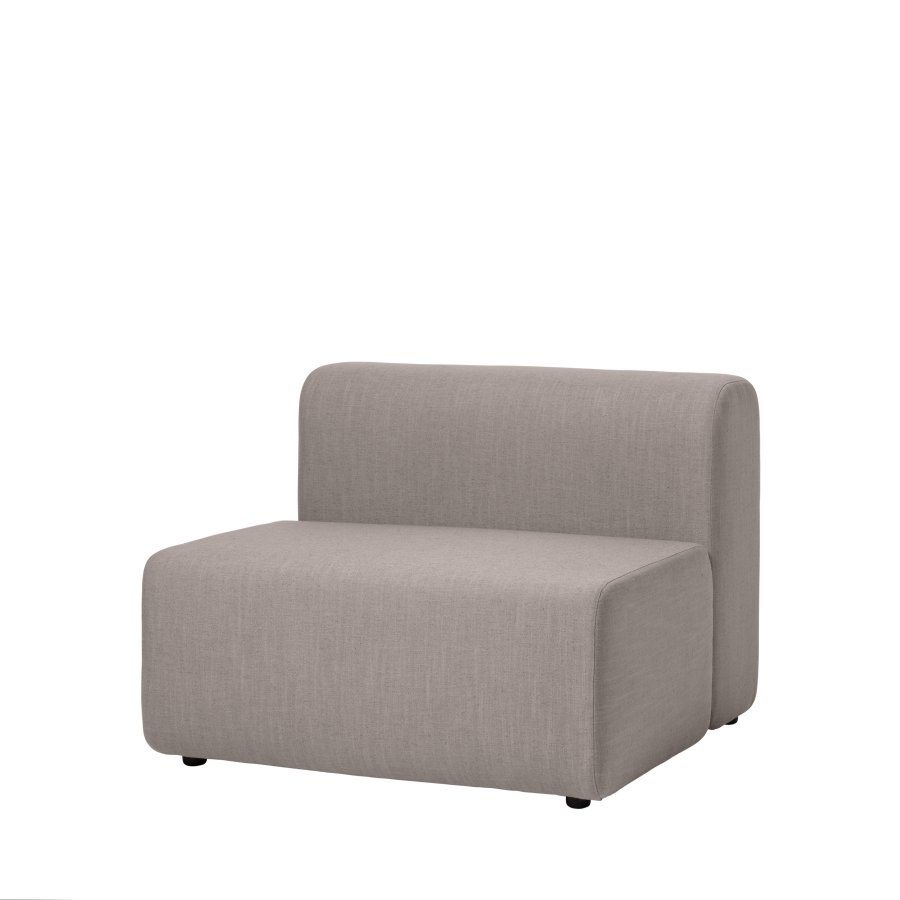 BROSTE COPENHAGEN Lagoon modulsofa midt - latte stof