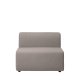 BROSTE COPENHAGEN Lagoon modulsofa midt - latte stof