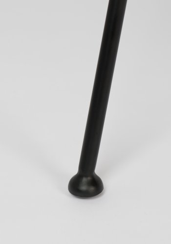 ZUIVER Feston loungestol, m. armln - gr polyester og stl