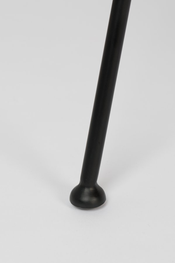 ZUIVER Feston loungestol, m. armln - gr polyester og stl