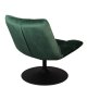 DUTCHBONE Bar loungestol - grn fljl stof og sort stl