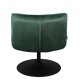 DUTCHBONE Bar loungestol - grn fljl stof og sort stl