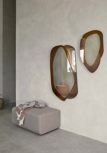 BROSTE COPENHAGEN Lagoon modulsofa puf - latte stof