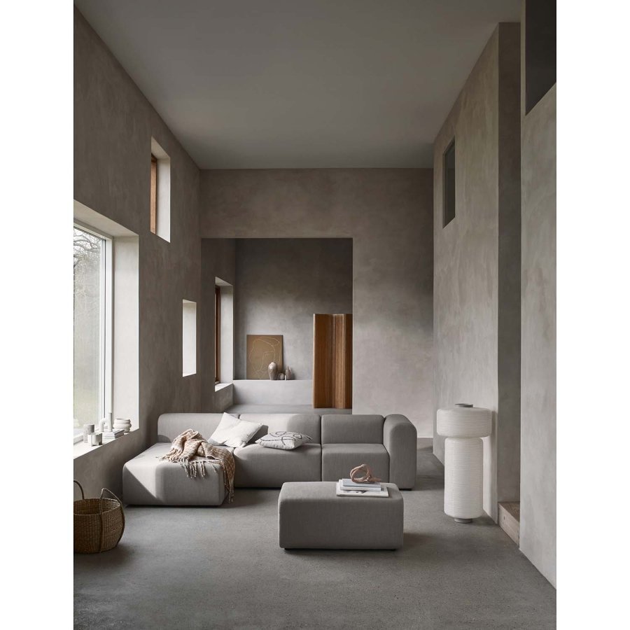 BROSTE COPENHAGEN Lagoon modulsofa venstre hjrnedel - latte stof 