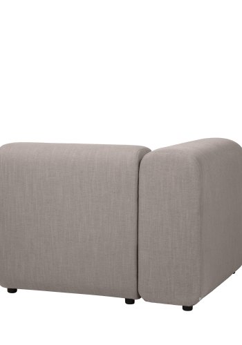 BROSTE COPENHAGEN Lagoon modulsofa hjre hjrnedel - latte stof