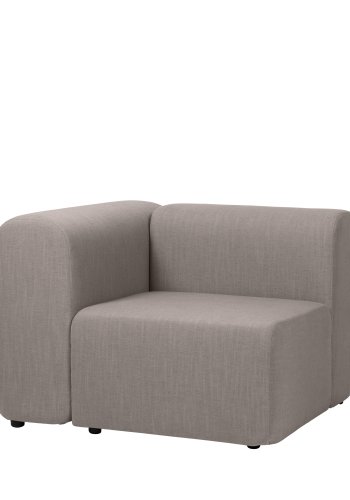 BROSTE COPENHAGEN Lagoon modulsofa hjre hjrnedel - latte stof