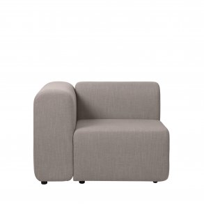 BROSTE COPENHAGEN Lagoon modulsofa hjre hjrnedel - latte stof
