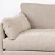 ZUIVER Summer Love Seat, m. armln - beige polyester og stl