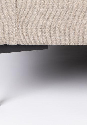 ZUIVER Summer Love Seat, m. armln - beige polyester og stl