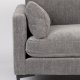 ZUIVER Summer Love Seat, m. armln - antracitgr polyester og stl