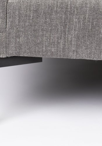ZUIVER Summer Love Seat, m. armln - antracitgr polyester og stl
