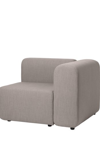 BROSTE COPENHAGEN Lagoon modulsofa venstre hjrnedel - latte stof 