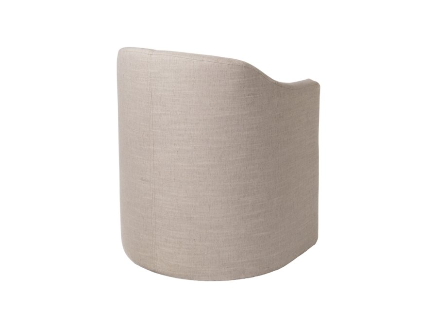 BROSTE COPENHAGEN Pond lnestol, m. armln - latte stof