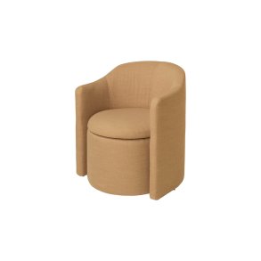 BROSTE COPENHAGEN Pond lnestol, m. armln - okker stof