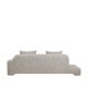 BROSTE COPENHAGEN Bay chaiselong, hjre side - beige melange stof