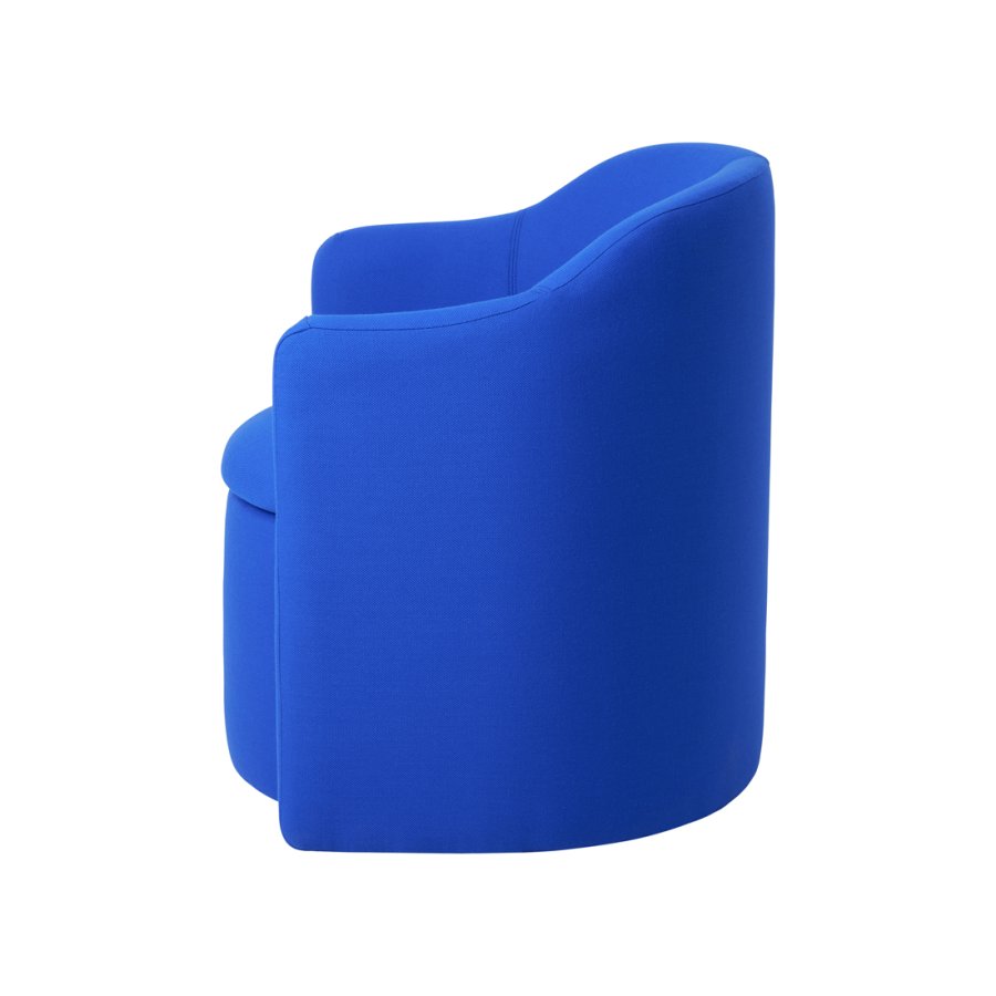 BROSTE COPENHAGEN Pond lnestol, m. armln - bl stof