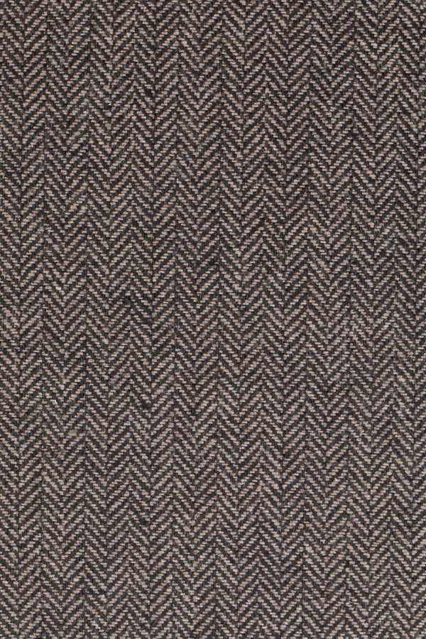 DUTCHBONE Duran loungestol, m. armln - gr polyester og brun egetr