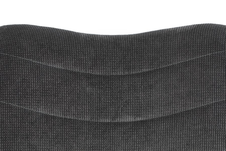 ZUIVER Bubba drejestol - mrkegr fljl polyester/nylon og stl