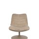 ZUIVER Bubba drejestol - beige fljl polyester/nylon og stl