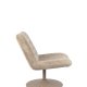 ZUIVER Bubba drejestol - beige fljl polyester/nylon og stl