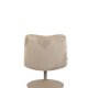 ZUIVER Bubba drejestol - beige fljl polyester/nylon og stl